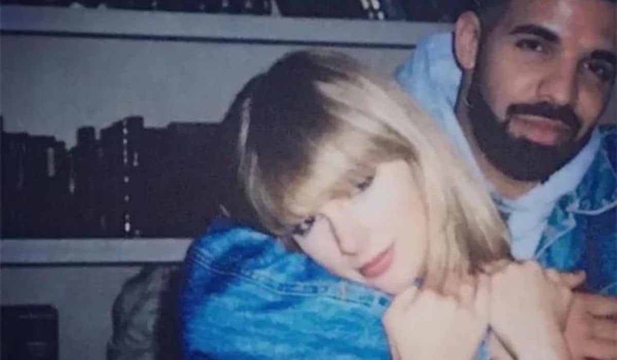 Drake posta clique antigo em que aparece abraçado em Taylor Swift