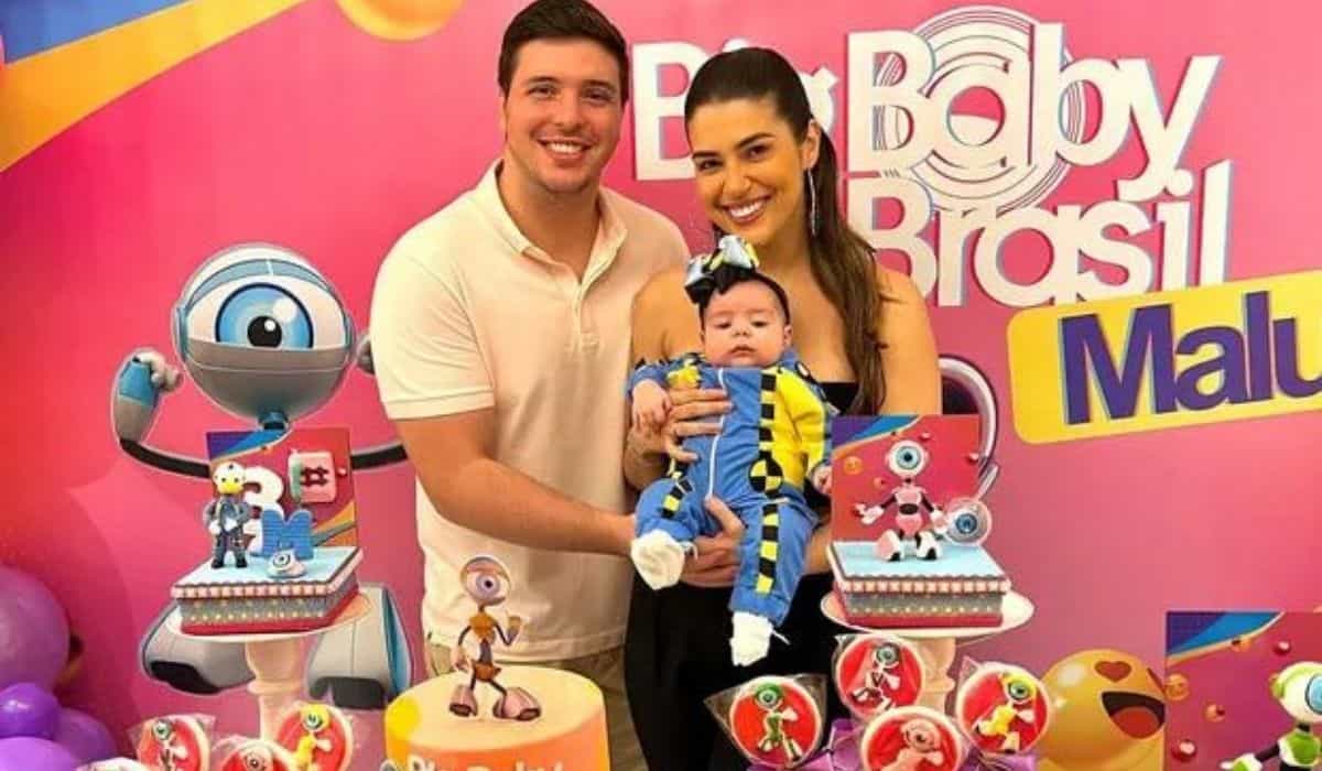 Vivian Amorim celebra mêsversário da filha com festa tema de BBB
