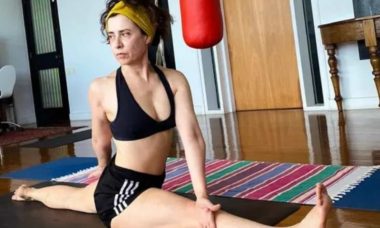 Fernanda Torres impressiona ao exibir flexibilidade durante prática de ioga