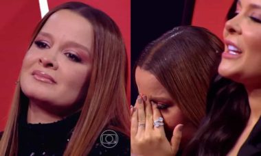 Maiara chora ao participante cantar música de Marília no 'The Voice Kids'