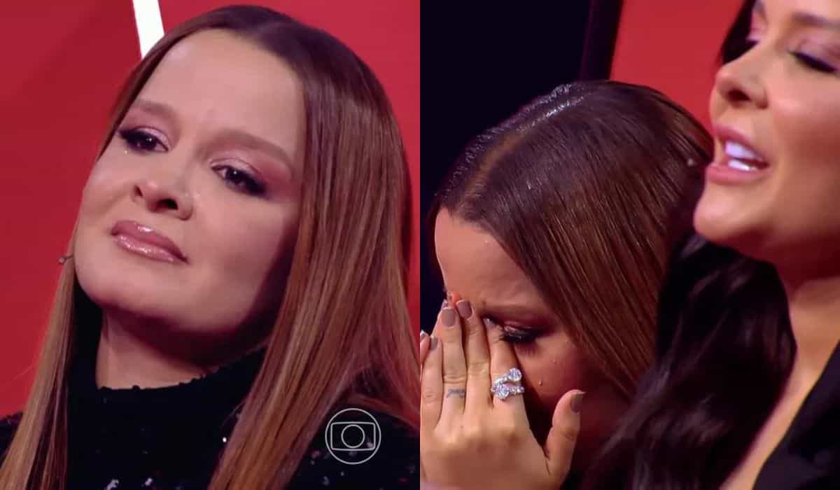 Maiara chora ao participante cantar música de Marília no 'The Voice Kids'