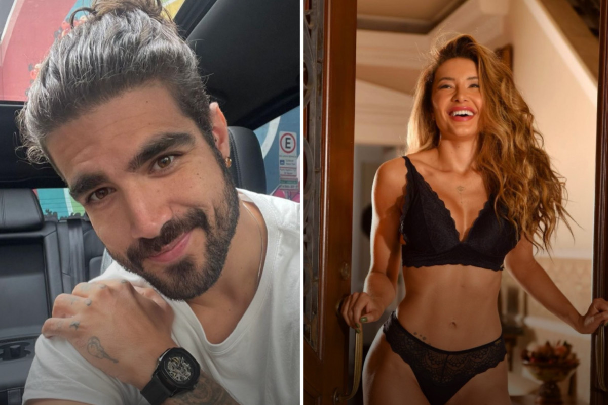 Daiane de Paula posa de lingerie e ganha elogio de Caio Castro: "Maravilhosa"