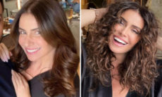 Giovanna Antonelli encanta fãs ao aparecer de cabelo cacheado