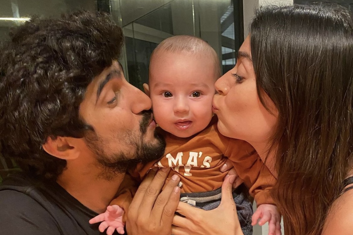 Thaila Ayala e Renato Góes celebram 5 meses do filho, Francisco