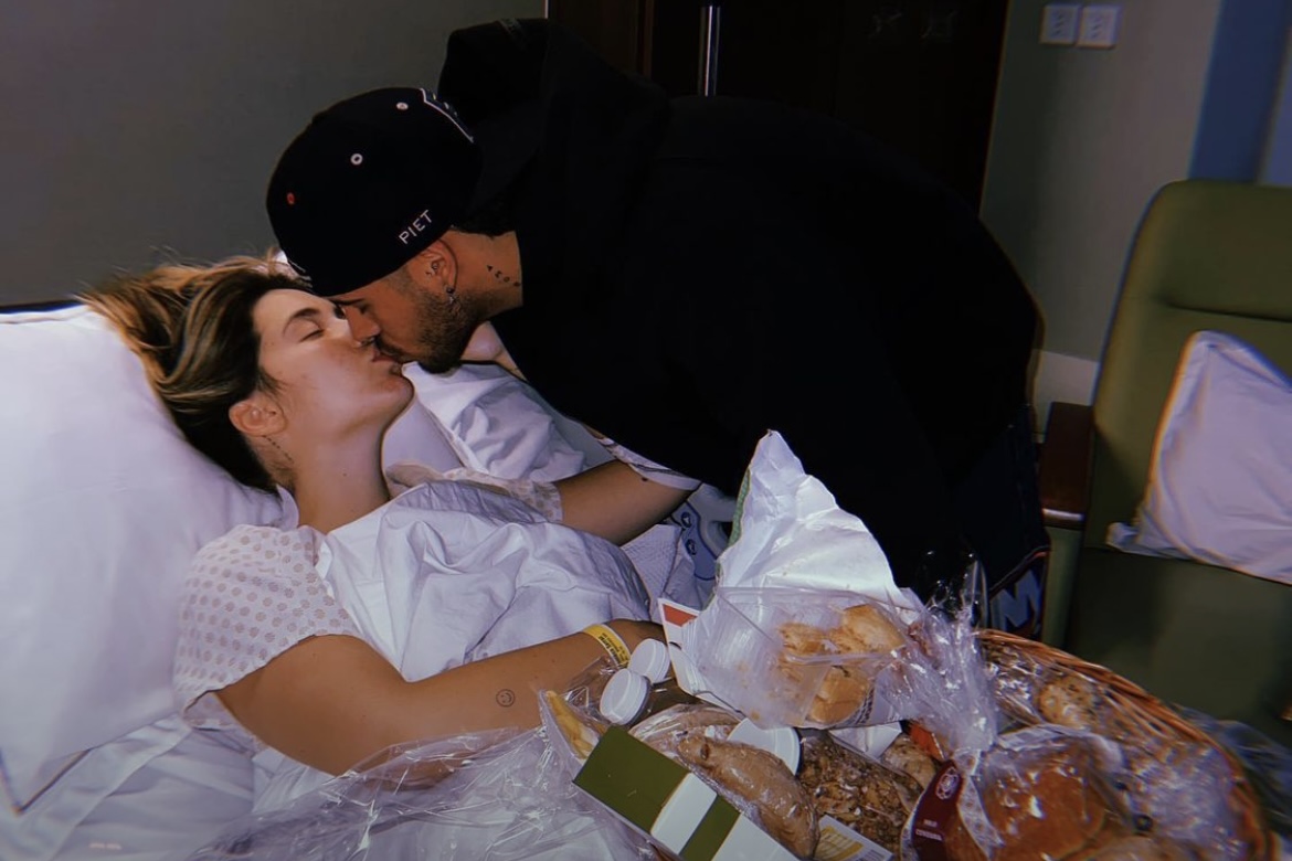 Zé Felipe surpreende Virginia Fonseca com café da manhã no hospital