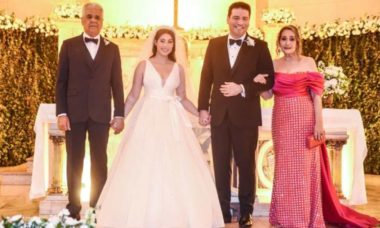 Sonia Abrão se emociona em casamento do único filho: 'sonho realizado'