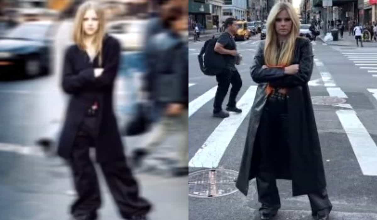 Avril Lavigne recria capa de seu primeiro álbum: '20 anos depois'