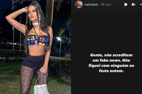 Neymar nega ter traído a namorada, Bruna Biancardi: 'fake news' (Foto: Reprodução/Instagram)