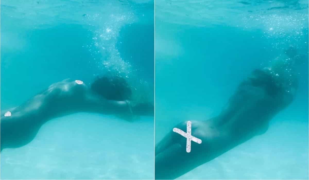 Britney Spears posa nadando nua em piscina: 'continue a nadar' (Foto: Reprodução/Instagram)