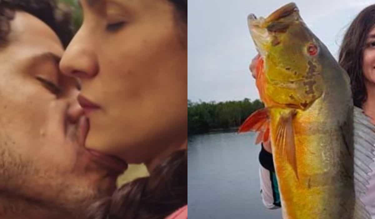 Guito brinca ao comparar José Loreto com peixe após cena de beijo