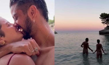 Rodrigo Simas nada nu em Ibiza com Agatha Moreira: 'banho com amor'