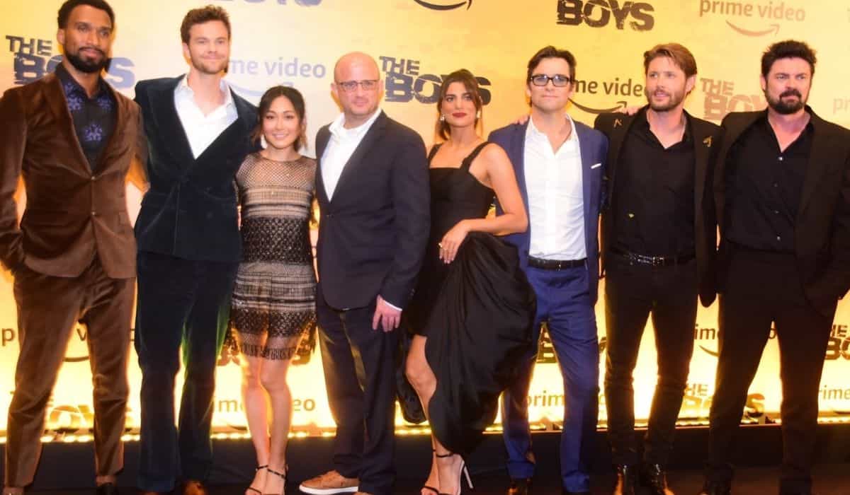 Elenco da série 'The Boys' participam de première em São Paulo