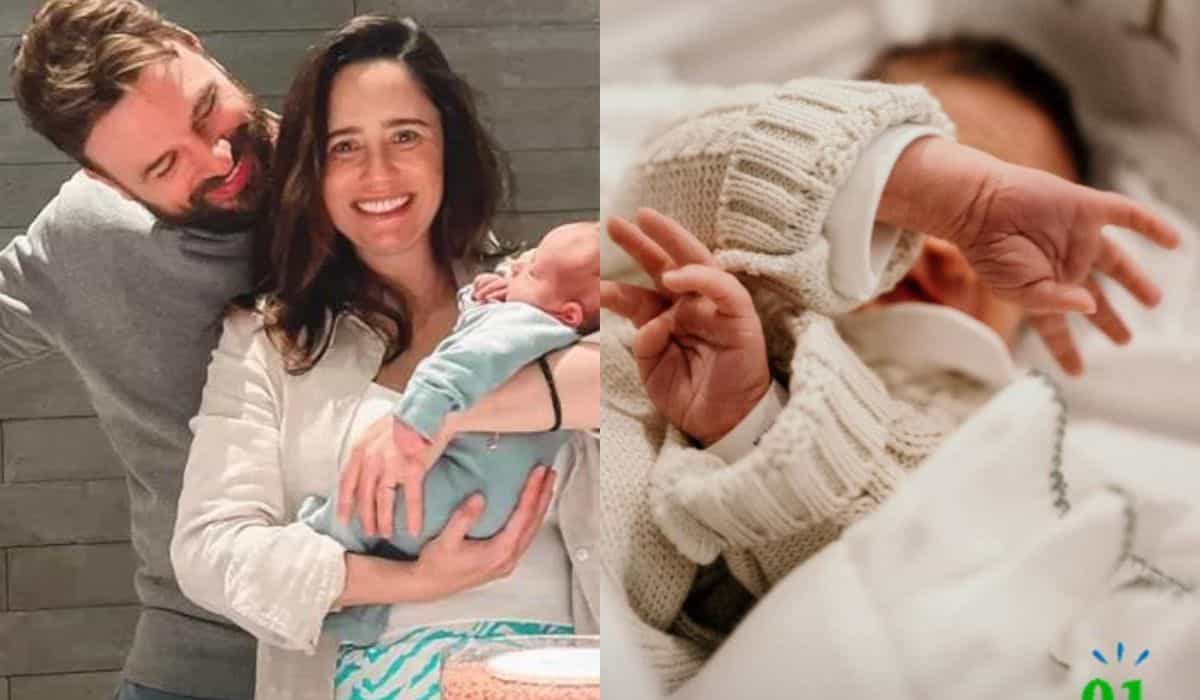 Fernanda Vasconcellos celebra primeiro mês de vida do filho