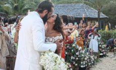 Lais Ribeiro se casa com Joakim Noah com cerimônia em Trancoso