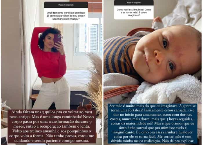 Paula Amorim fala sobre corpo após gravidez e maternidade (Foto: Reprodução/Instagram)