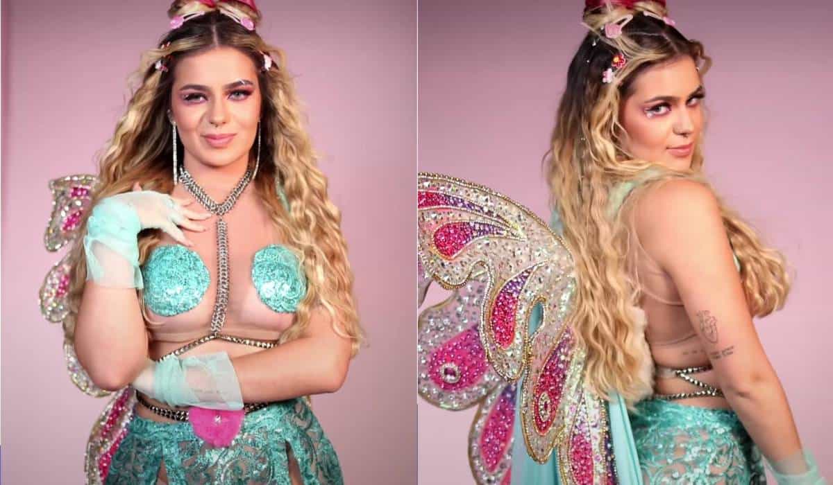 Viih Tube usa look sensual de fada em sua festa 'Barraca do Beijo'