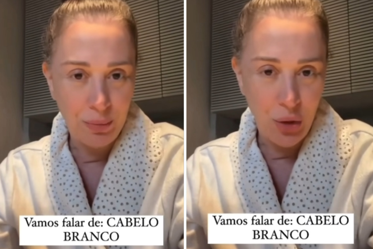 Claudia Raia revela que pinta os cabelos a cada 10 dias: "Vida de sacrifícios"