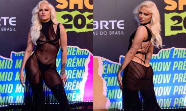 Luísa Sonza ousa em look mega transparente no Prêmio Multishow