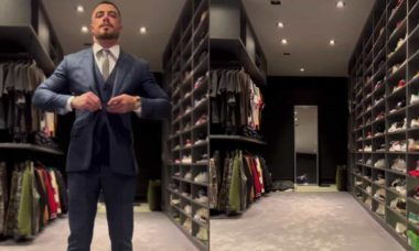 Felipe Titto impressiona fãs ao exibir closet: 'parece uma loja'