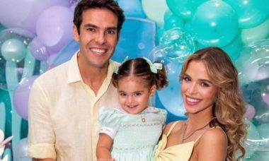 Carol Dias e Kaká celebram aniversário de 2 anos da filha