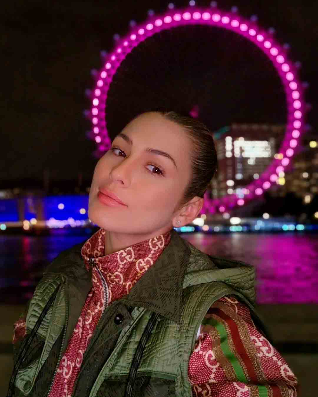 Lívia Andrade ecanta ao visitar ponto turístico de Londres. Foto: Reprodução Instagram