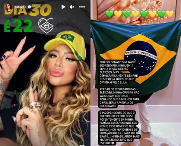 Irmã de Neymar lamenta derrota de Bolsonaro: 'minha opinião não vai mudar' (Foto: Reprodução/Instagram)