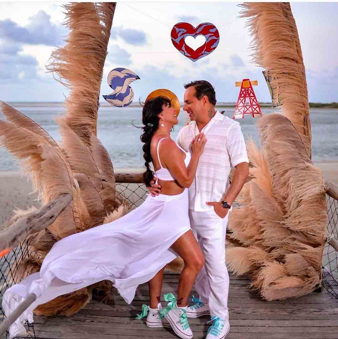 Gretchen se casou com Esdras de Souza em setembro de 2020 numa cerimônia luxuosa, em Belém do Pará