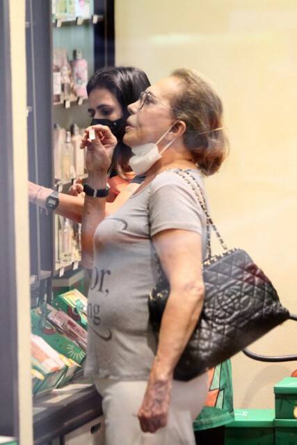 Arlete Salles é flagrada passeando por shopping do Rio de Janeiro (Foto: Rodrigo Adao / AgNews)