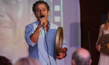 Marcos Palmeira recebe prêmio 'Mérito Cinematográfico' no RJ
