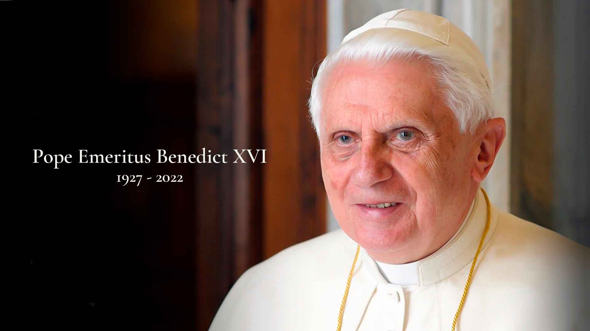 Morre o Papa Emérito Bento XVI