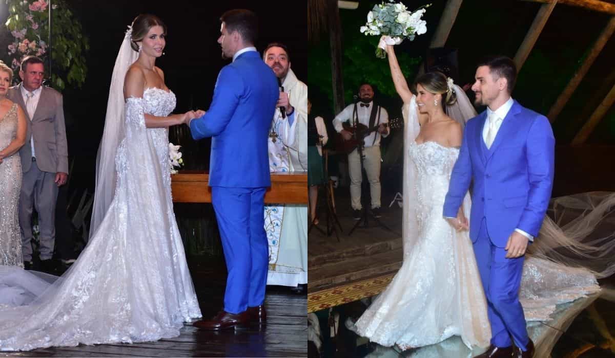 Cacau Colucci se casa com Bruno Lima em SP: 'noite de bênçãos'