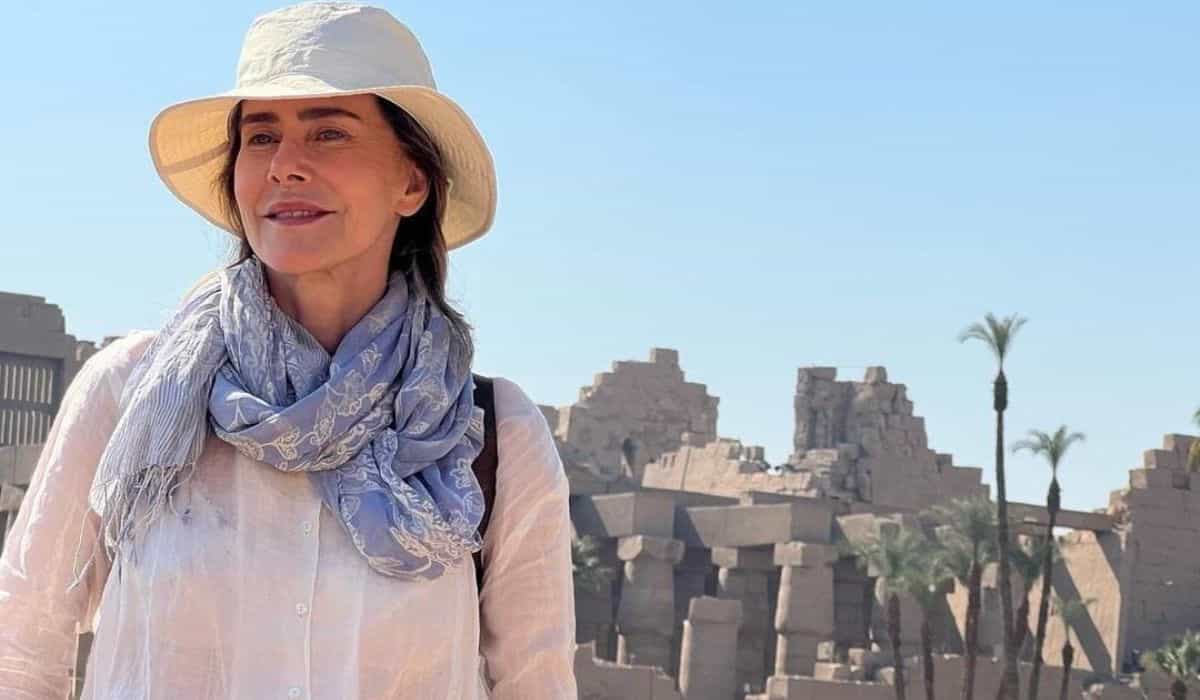 Maitê Proença mostra álbum de fotos de sua viagem pelo EgitoMaitê Proença mostra álbum de fotos de sua viagem pelo Egito
