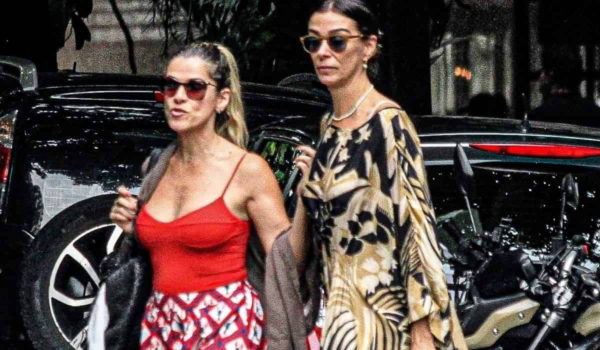 Mônica Martelli e Ingrid Guimarães curtem passeio juntas no RJ