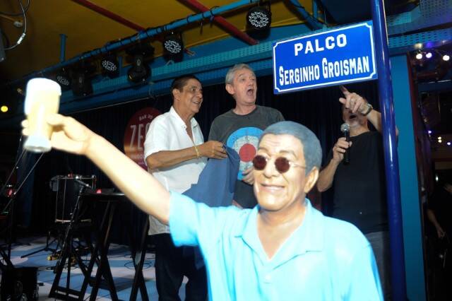 Zeca Pagodinho inaugura novo bar no 'Itaquerão' em São Paulo (Foto: Eduardo Martins / AgNews)