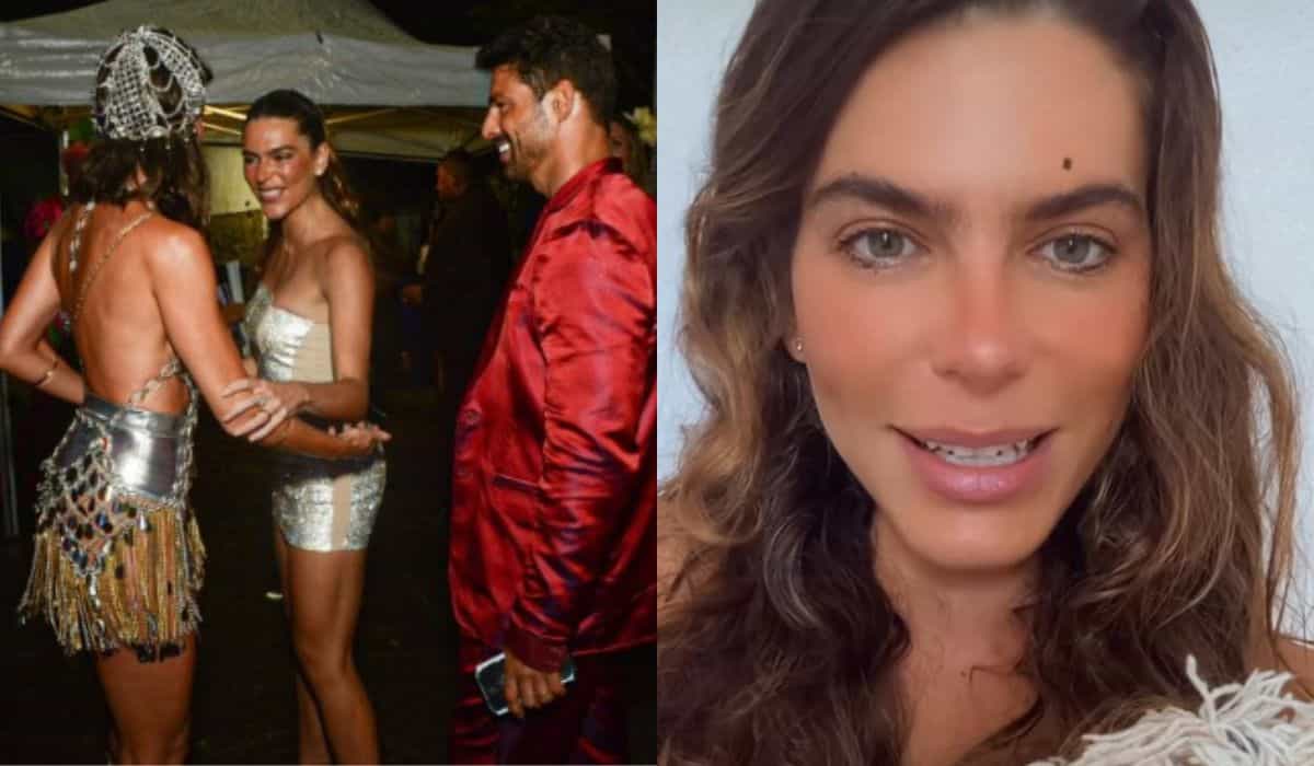 Mari Goldfarb elogia Alinne Moraes, ex de Cauã após encontro (Foto: Carlos Santtos / AgNews)