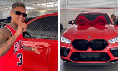 MC Cabelinho ostenta BMW, modelo X6M Competition avaliada em R$ 1 milhão. Foto: Reprodução Instagram