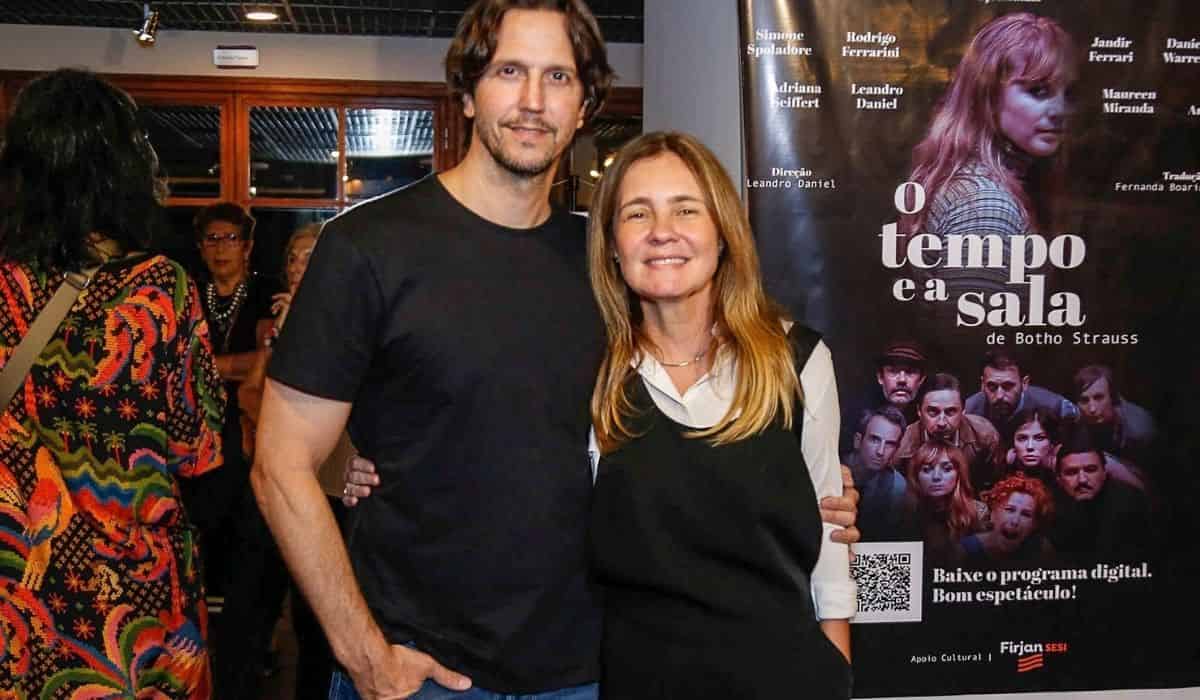 Adriana Esteves e Vladimir Brichta curtem teatro juntos no RJ