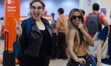 Ex-BBBs Key Alves e Marília embarcam juntas em aeroporto do RJ