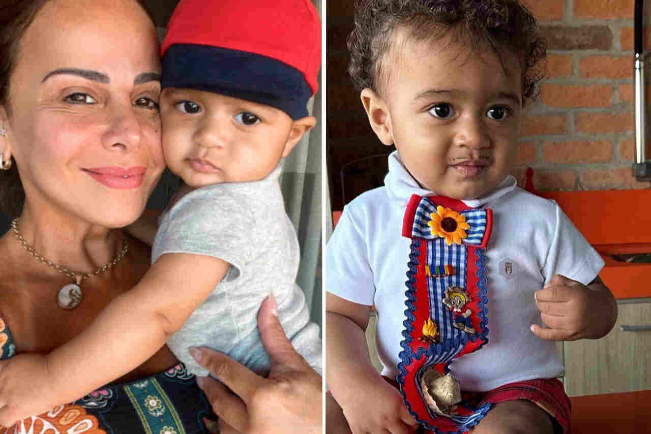 Viviane Araújo celebra 9 meses do filho: "Maior amor do mundo"