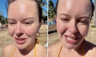 Mari Bridi brinca sobre bronze durante viagem pelo Ceará: "O sol não curte minha pele"