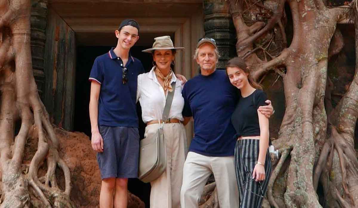 Dylan, son of Catherine Zeta-Jones and Michael Douglas - who also share 20-year-old daughter Carys Zeta Douglas.