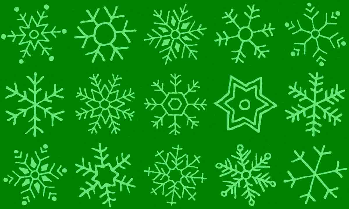 Kerstuitdaging Test Concentratievermogen met Identieke Sneeuwvlokken