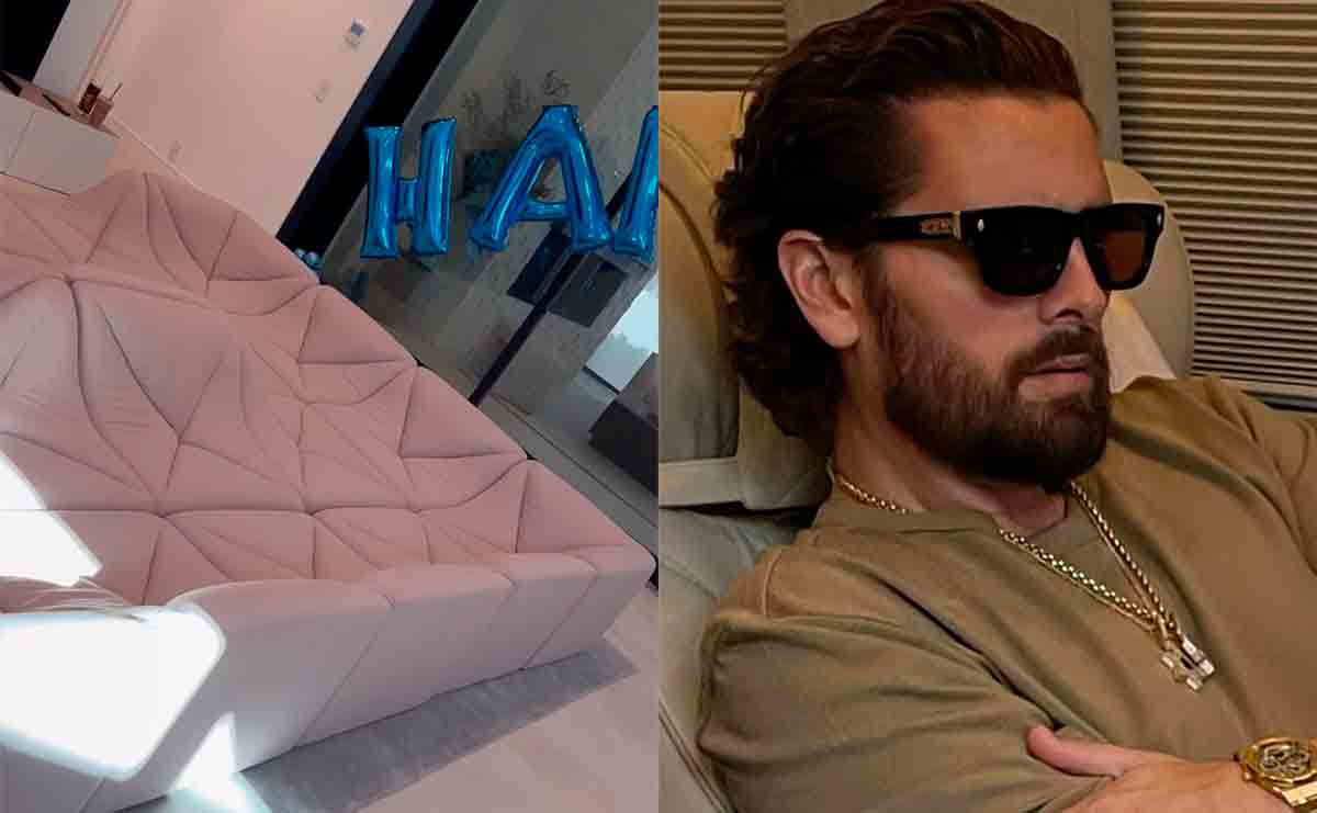 Empresario muestra sofá de $150,000 igual al de la ex cuñada Kim Kardashian
