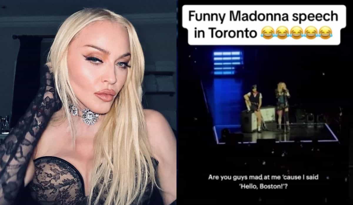 Video divertido: Madonna se equivoca con el nombre de la ciudad durante el concierto y bromea con los fanáticos