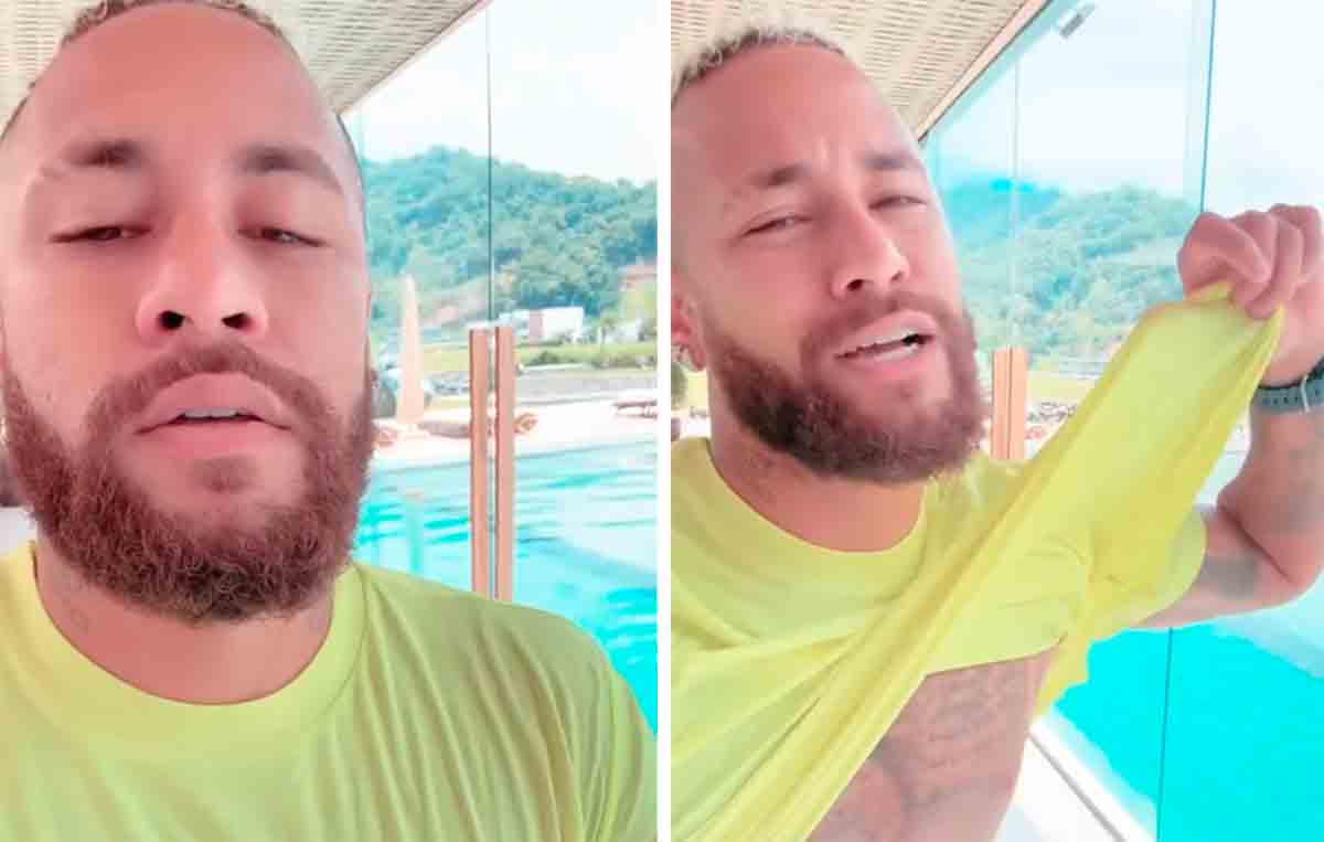 Vídeo: Neymar responde com deboche às críticas sobre sua forma física