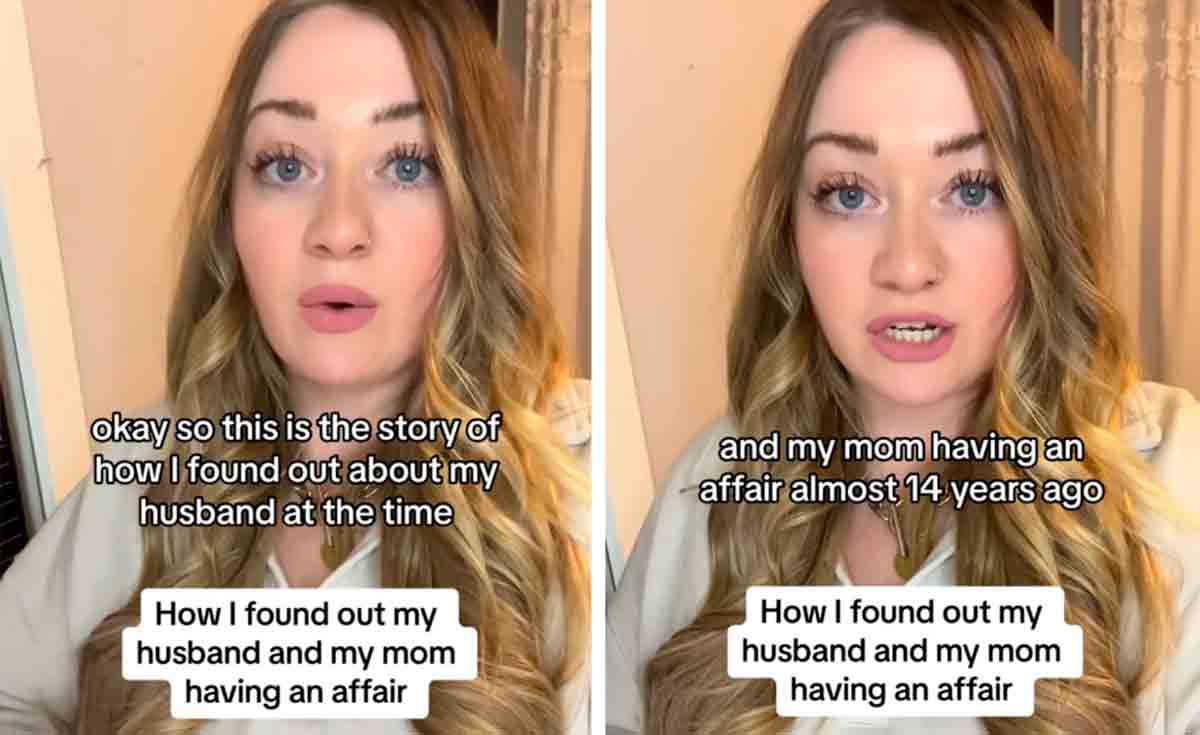 Video: TikTok Star Reveals the Moment She Discovered Her Husband Cheating with Her Mother. Photos and videos: Reproduction Tiktok @laci_jane