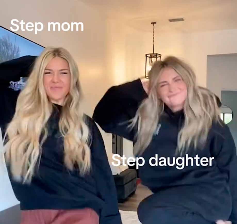 Vídeo: Mãe de 29 anos e filha de 22 são confundidas como irmãs gêmeas. Fotos e vídeos: Reprodução Tiktok @sav_chapin
