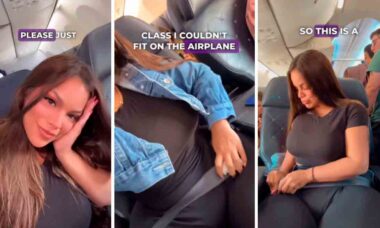 Famosa por seu bumbum, influencer faz campanha por assentos maiores de avião (Instagram / @graciebon)