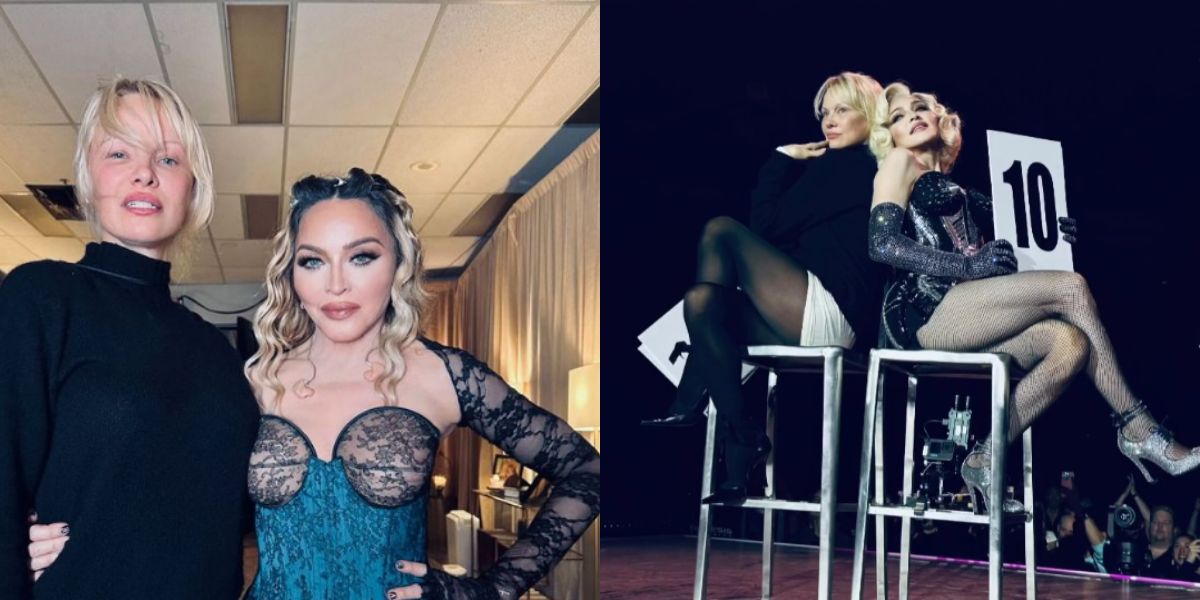 Pamela Anderson laver overraskende gæsteoptræden på Madonnas turné