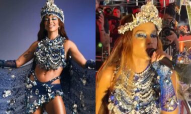 Anitta interrompe trio elétrico após ver confusão no Carnaval de Salvador, no Brasil